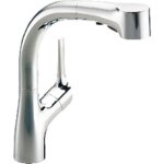 Mitigeur vier elate  douchette - jacob delafon - monotrou - chrom - laiton