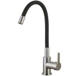 Robinetterie cuisine mmory mitigeur vier faon inox flexible  mmoire de forme essebagno