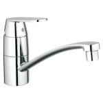 Mitigeur evier eurosmart - grohe - 32842000 - fixe - monotrou - gris - chrom - 220 mm - 200 mm - chrom ...