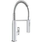 Mitigeur �vier monocommande chrom� - grohe - eurocube - douchette - 31395000