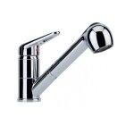 Mitigeur - franke - novara plus - douchette 2 jets extractible - chrom - inox