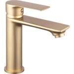 Mitigeur de lavabo dor� bross� nytia by eurosanit