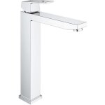 Mitigeur lavabo grohe eurocube xl 23406000 - gris chrom - levier mtallique - economie deau