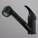 Mitigeur robinet douchette noir - super - 1 / 2 pouce - tuyau evier cuisine laiton