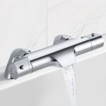 Mitigeur thermostatique mitigeur bain douche bec cascade 180mm