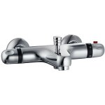 Mitigeur thermostatique bain / douche chrome astrid - kliegger - corps en laiton - cartouche 40mm Mitigeur thermostatique bain / douche chrome astrid - kliegger - corps en laiton - cartouche 40mm
