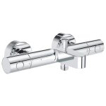 Mitigeur thermostatique bain douche grohe precision get - montage mural - chrom�