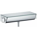 Mitigeur thermostatique douche ecostat select - hansgrohe - chrom - 2 trous - douchette - economie d'eau ...