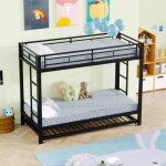 Mivray lit superpos� lit 3 places avec couchage gigogne barri�res hautes 90�200 cm et 90�190 cm sans ...