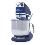 Mixer plan�taire professionnel 7 l - 11 vitesses 2 kg de p�te - bleu acier mat