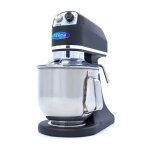 Mixer plan�taire professionnel 7 l - 11 vitesses 2 kg de p�te - noir mat