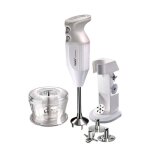 Mixeur plongeant - bamix - blanc - 200 w - avec accessoires