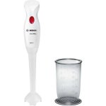 Mixeur plongeant bosch msm14100 clevermixx - 400w 1 vitesse pied plastique bol mixeur poigne ergonomique ...