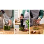 Mixeur plongeant - bosch - msm4b621 - 1000 w - 4 lames aiguises - bol mlangeur - mini hachoir - fouet ...