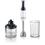 Mixeur plongeant - bosch - msm4w220 ergomaster - moteur 600w - 4 lames quattroblade - levier vitesses ...