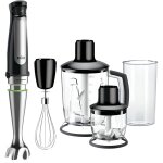 Mixeur plongeant - braun - mq 7045x - 1000w - noir - rglable - compatible lave - vaisselle