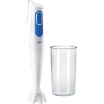 Mixeur plongeant braun mq3000wh - powerbell plus et splash control - 700w - blanc
