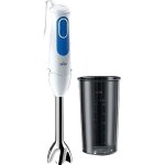 Mixeur plongeant braun mq3000wh smoothie plus - pied mixeur blanc et bleu