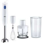 Mixeur plongeant - braun - multiquick 1 mq10. 202m - 450 w - 1 vitesse - blanc