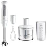 Mixeur plongeant - braun - multiquick 5 mq50. 236m - 1000w - 21 vitesses - hachoir 500ml