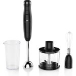 Mixeur plongeant continental edison cehb01 noir - 400w - verre doseur 550 ml - 2 vitesses