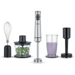 Mixeur plongeant sans fil - zgeer - 100 w - multifonctions - accessoires inclus - presse pur�e - batteur ...