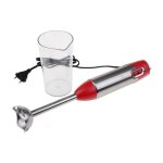 Mixeur plongeur tecnolux - rouge - phb6002r - 600w - vitesse multiple - pied mixeur inox