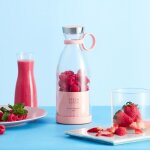 Mixeur portable pour smoothies - blender portable smoothie mixer - rose - o171
