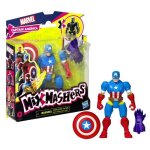 Mixmashers captain america figurine 12 cm personnalisable  mlanger et combiner avec accessoires marvel ...