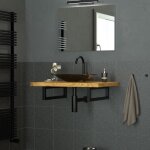 Ml - design set 2x consoles murales 450x150x30 mm noir acier design flottant support détagère pour lavabo ... Ml - design set 2x consoles murales 450x150x30 mm noir acier design flottant support détagère pour lavabo ...