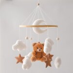Mobile de lit de b�b� ours d�coration de chambre denfant pour chambre de tout - petit � suspendre cadeau ...