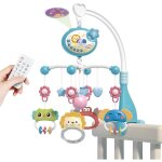 Mobile musical b�b� 3 - en - 1 avec lumi�res et musique ? pour lit poussette berceau ? projecteur ? cadeau ...