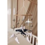 Mobile musical bébé - mobile bébé astronaute en bois - mobile musical pour lit Mobile musical bébé - mobile bébé astronaute en bois - mobile musical pour lit