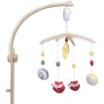 Mobile musical bois / �cru / sauge / terracotta - trois kilos sept - mobile musical - b�b� - blanc - ...