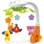 Mobile musical rotatif rve animaux - bebe - vert - jusqu 15 min de berceuses apaisantes