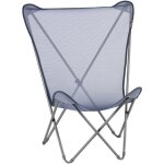 Mobilier - fauteuil papillon pliant pop up - toile batyline r�sistante et amovible - chaise ext�rieure ...