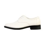 Mocassin basse � lacets junior elong - blanc