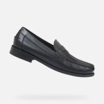 Mocassin - geox - u new damon b - noir - confort exceptionnel - respirant