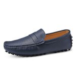 Mocassins homme chaussures en cuir � enfiler loafers plates confortable grande taille pour travail et ...