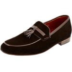 Mocassin homme de ville en v�ritable cuir daim marron mmd730 39
