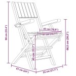 Mode chaises de jardin plianteschez yiyiset de 2fauteuil de relaxation �l�gant55x61x90cm bois massif ...