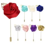 � la mode rose fleur boutonni�re dame homme corsage bijoux fait � la main broche pour mari�e mariage ...