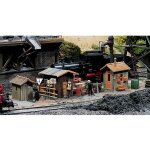 Modlisme - faller - 3 baraquements de cantonnier - modlisme ferroviaire ho - 1880 - 1920