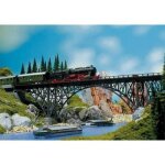 Modlisme - faller - pont porteur mtallique - 35. 5 cm - 2 lments droits de ballast de voie - epoque ...