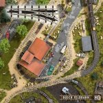 Modlisme ferroviaire - busch environnement - bue12342 - aiguillage droit 175 mm 225