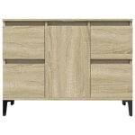 Moderne armoire d�vier solomoon meuble - lavabo ch�ne sonoma 80x33x60 cm bois ding�nierie mm1725