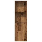 Moderne armoire de salle de bain �troite burke meuble wc avec roulettes vieux bois 22x41x135 cm aa1220 ...