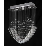 Moderne coeur transparent verre de cristal goutte de pluie pendentif lustre, lustre cristal pour salon, ... Moderne coeur transparent verre de cristal goutte de pluie pendentif lustre, lustre cristal pour salon, ...