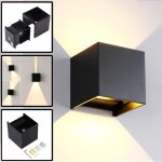 Moderne led applique murale interieur / exterieur noire anti - eau ip65 réglable lampe up and down design ... Moderne led applique murale interieur / exterieur noire anti - eau ip65 réglable lampe up and down design ...