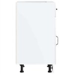 Moderne placard de cuisine lucca sweety meuble bas de cuisine blanc brillant bois ing�nierie 40x46x81. ...
